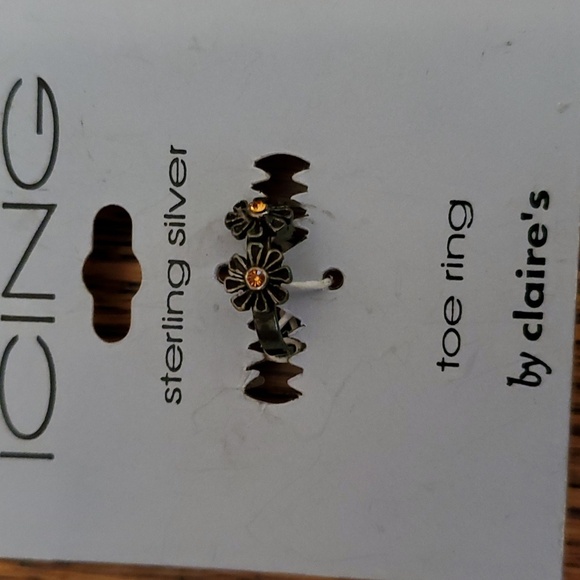 New with Tags - Lot of 4 Sterling Silver Toe Rings by Icing Claires - Picture 2 of 6